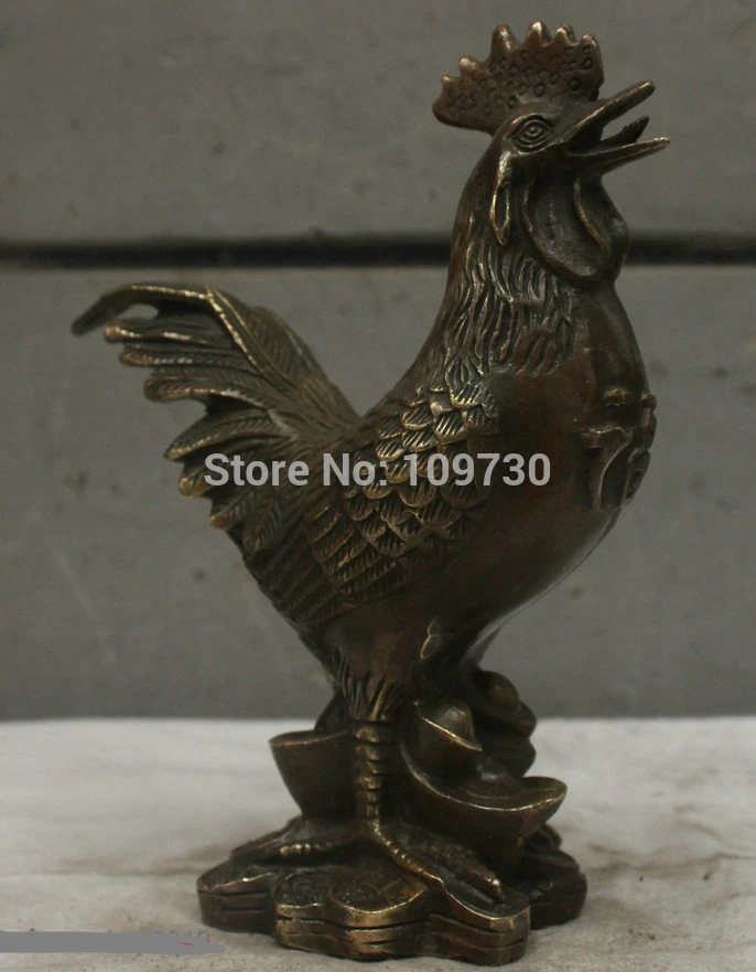 001422 Chinese China Folk Culture Handmade Brass Bronze Statue Lucky Chicken Sculpture
001422 Chinese China Folk Culture Handmade Brass Bronze Statue Lucky Chicken Sculpture