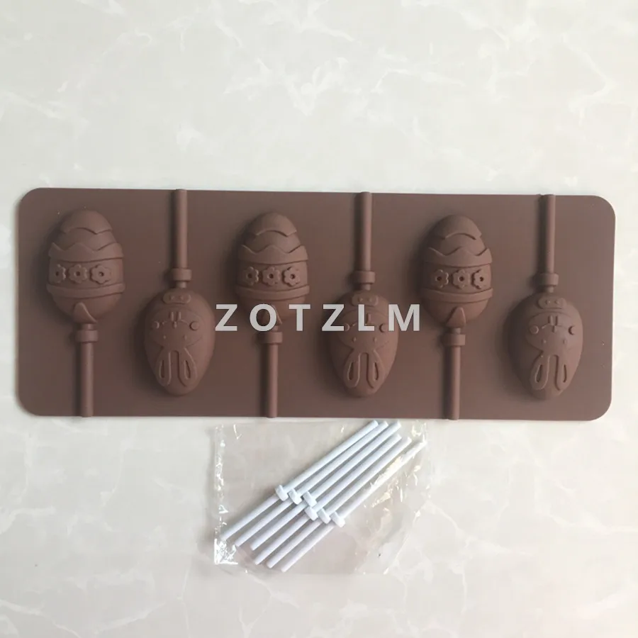 1 Piece Easter Egg & Easter Bunny Shapes Silicone Lollipop Chocolate Tools Fondant Molds With Sticks TXGB001
1 Piece Easter Egg & Easter Bunny Shapes Silicone Lollipop Chocolate Tools Fondant Molds With Sticks TXGB001