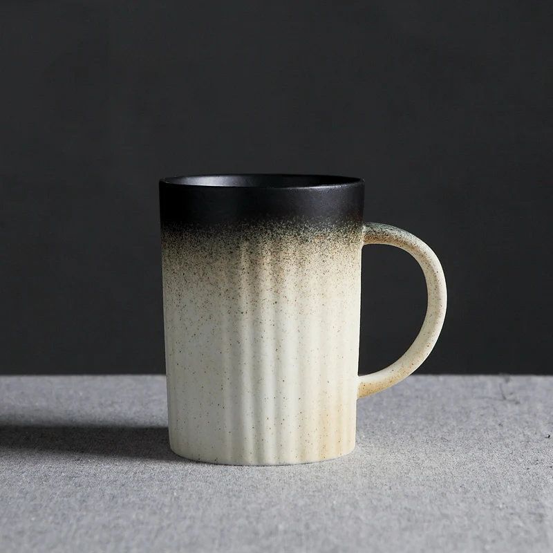 400ml Large Coffee Mug Tea Cup Cool Porcelain Office Cafe Mug Personalized Gradient Ceramic Coffee Cups Fancy Mug Gift Drinkware (2)