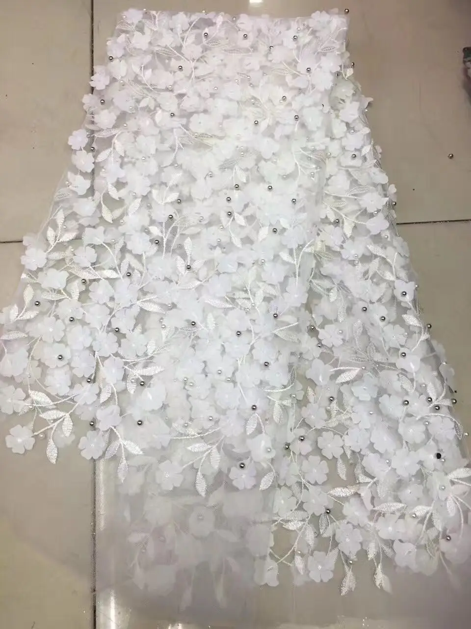 British rural style french lace fabric fresh african tulle laces fabrics 2017 fashionable Nigerian with beads lace fabrics white
British rural style french lace fabric fresh african tulle laces fabrics 2017 fashionable Nigerian with beads lace fabrics white