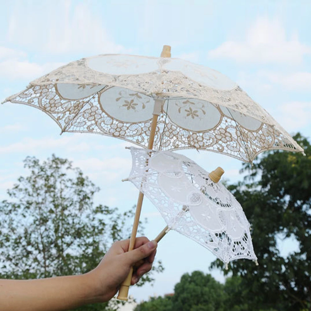 Prom Party Sunshade Fashion Photography Lace Umbrella Parasol Home Dance Wooden Handle Props Decor Gift
Prom Party Sunshade Fashion Photography Lace Umbrella Parasol Home Dance Wooden Handle Props Decor Gift