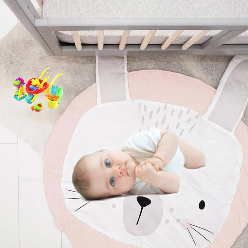 Newborn Kids Floor Mats Baby Crawling Blanket Cotton Chilren Padded Mat Round Carpet Play Rug Kids Room Decoration
Newborn Kids Floor Mats Baby Crawling Blanket Cotton Chilren Padded Mat Round Carpet Play Rug Kids Room Decoration