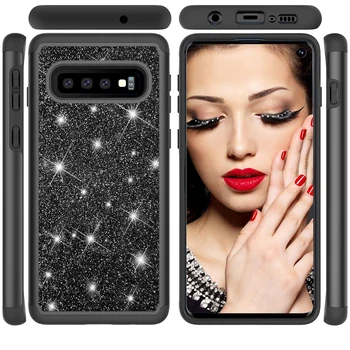 20pcs/lot Glitter skin PC+Silicone protective case cover for Samsung S8 S8 plus S9 S9 plus S10 S10 lite S10 plus hard cover case
20pcs/lot Glitter skin PC+Silicone protective case cover for Samsung S8 S8 plus S9 S9 plus S10 S10 lite S10 plus hard cover case