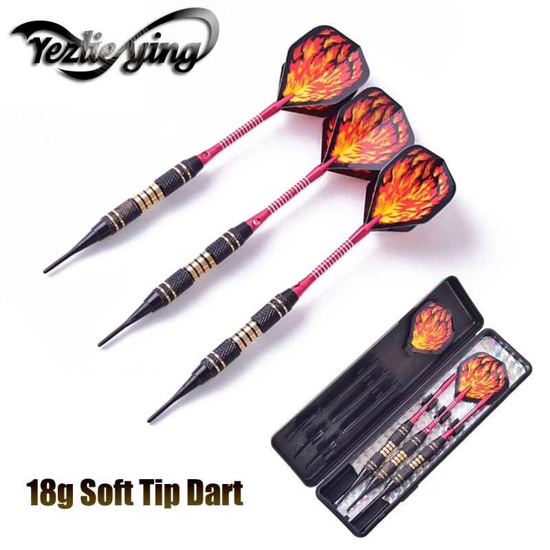 Electronic Darts 3Pcs/Set 18g Steel, Copper, Aluminum Shaft Soft Tip Darts Toys Target Darts flights Professional Dart
Electronic Darts 3Pcs/Set 18g Steel, Copper, Aluminum Shaft Soft Tip Darts Toys Target Darts flights Professional Dart