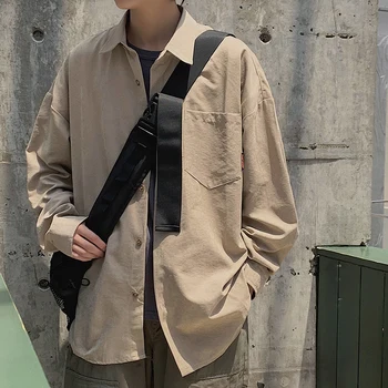 2019 Autumn New Japanese Loose Casual Youth Solid Color Student Couple BF Large Size Long Sleeve Trend Street Shirt
2019 Autumn New Japanese Loose Casual Youth Solid Color Student Couple BF Large Size Long Sleeve Trend Street Shirt