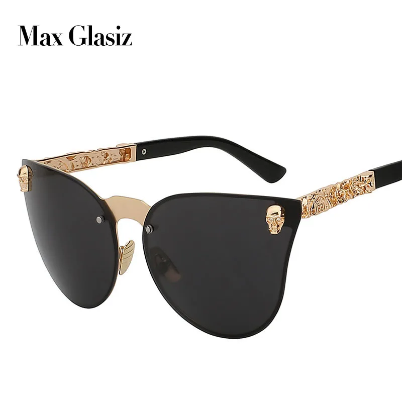 New 2018 Unique Skull Cateyes Fashion Luxury sunglasses Men Oversized Rimless Vintage Sunglasses For Women Gafas de sol
New 2018 Unique Skull Cateyes Fashion Luxury sunglasses Men Oversized Rimless Vintage Sunglasses For Women Gafas de sol