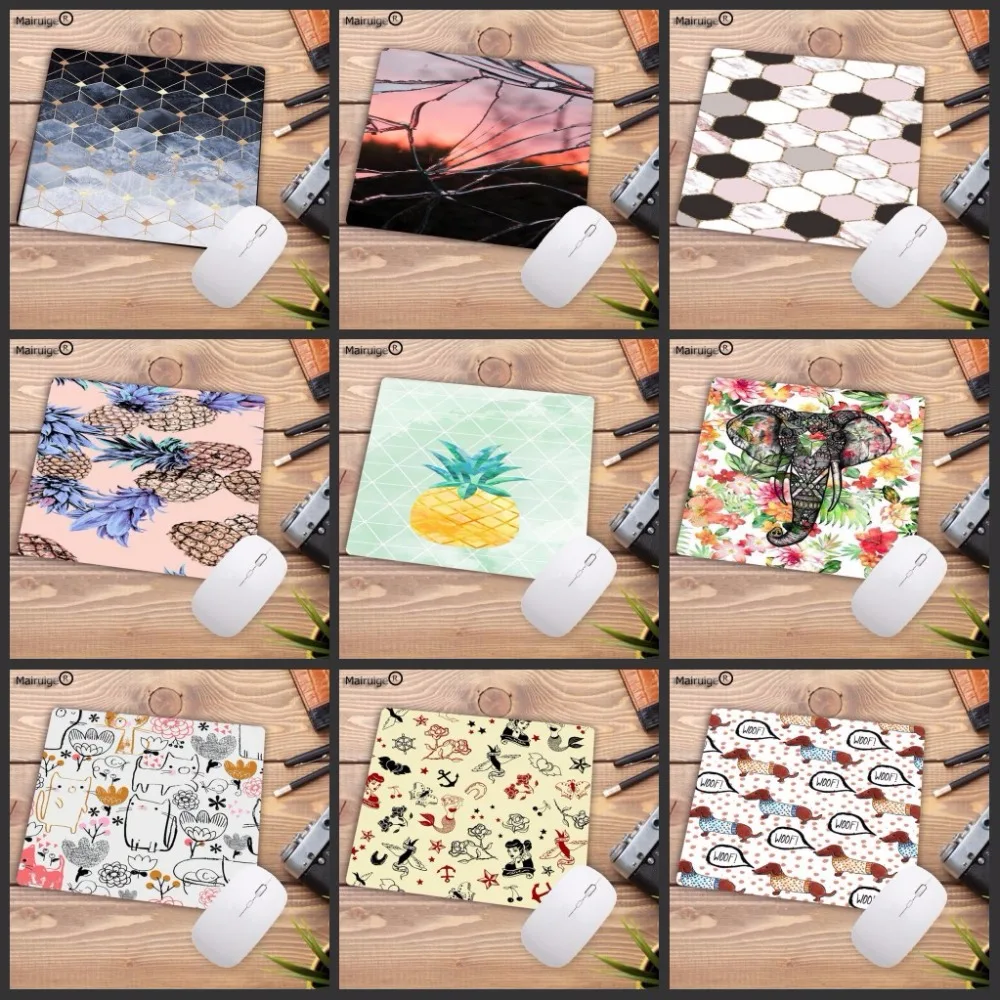 Mairuige Pineapple Marble Elephant Cat Dog Speed Mouse pad Size for 18x22cm Gaming Mousepads Big Promotion For Russian country
Mairuige Pineapple Marble Elephant Cat Dog Speed Mouse pad Size for 18x22cm Gaming Mousepads Big Promotion For Russian country