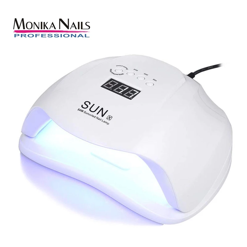 Monika Nails SUNx 54W LED UV Nail Lamp Dryer Automatic Sensor Curing Lamp for Gel Polish Base Nail Art Manicure Tools
Monika Nails SUNx 54W LED UV Nail Lamp Dryer Automatic Sensor Curing Lamp for Gel Polish Base Nail Art Manicure Tools