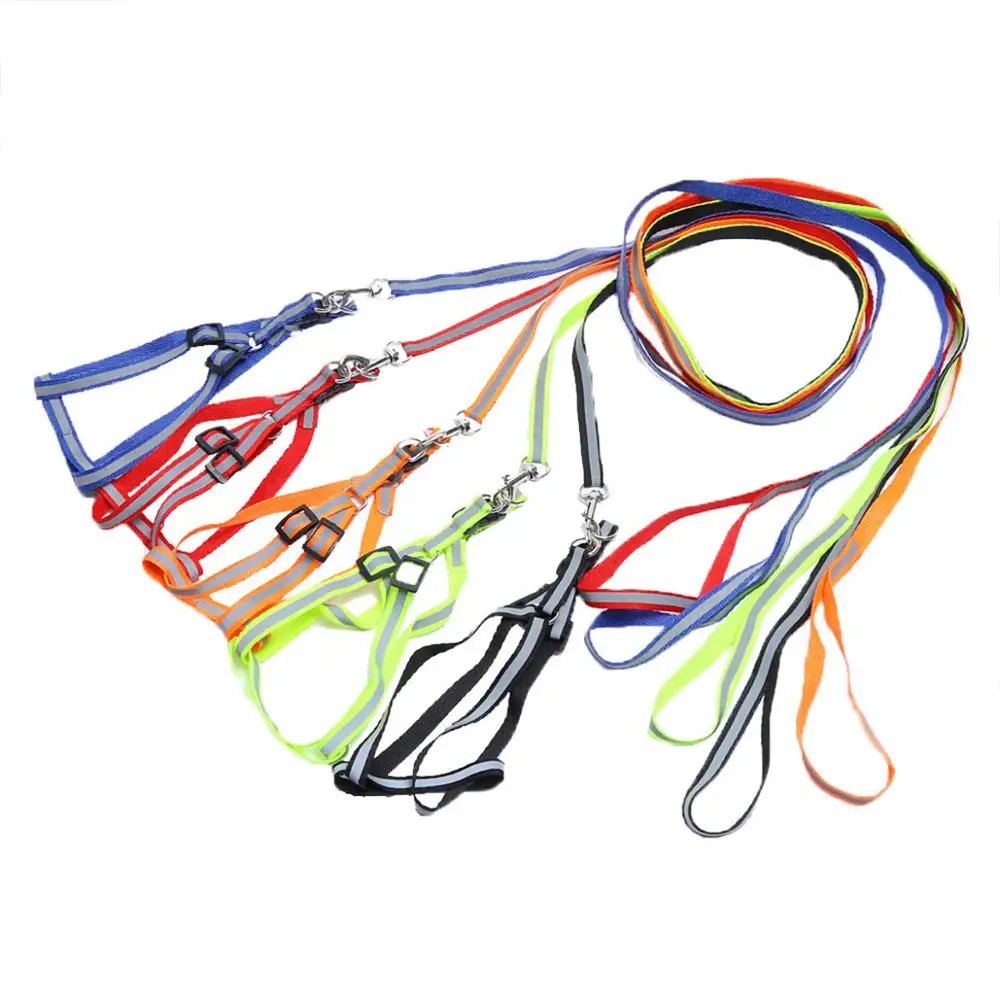 Pet Dog Collar Harness Leash Soft Walking Harness Lead Colorful and Durable Traction Rope Polyester 120cm Dog Accessories
Pet Dog Collar Harness Leash Soft Walking Harness Lead Colorful and Durable Traction Rope Polyester 120cm Dog Accessories