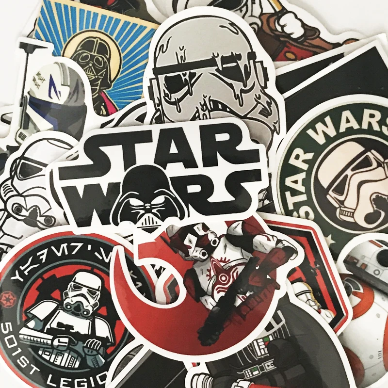 New Star Wars 25pcs waterpoof cap creative sticker for Skateboard Laptop Luggage Fridge Phone Car-Styling home doodle Stickers 
New Star Wars 25pcs waterpoof cap creative sticker for Skateboard Laptop Luggage Fridge Phone Car-Styling home doodle Stickers