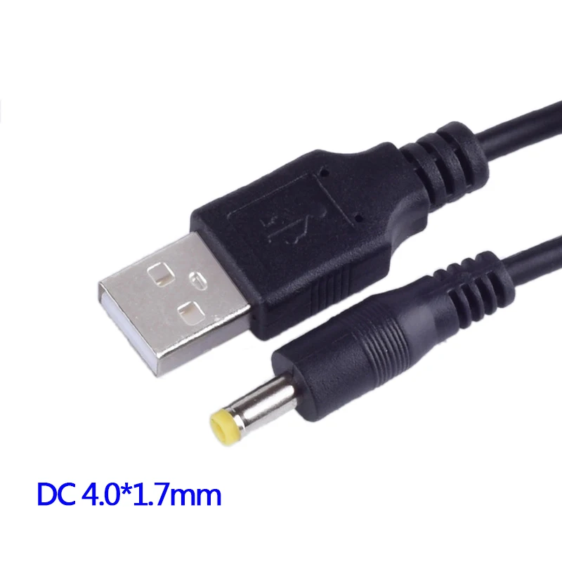 5V 2A DC 4 0mm x 1 7mm штекер питания USB к 0*1 7mm/DC 4017 зарядный кабель Jack 0x1 100CM 2M|Компьютерные