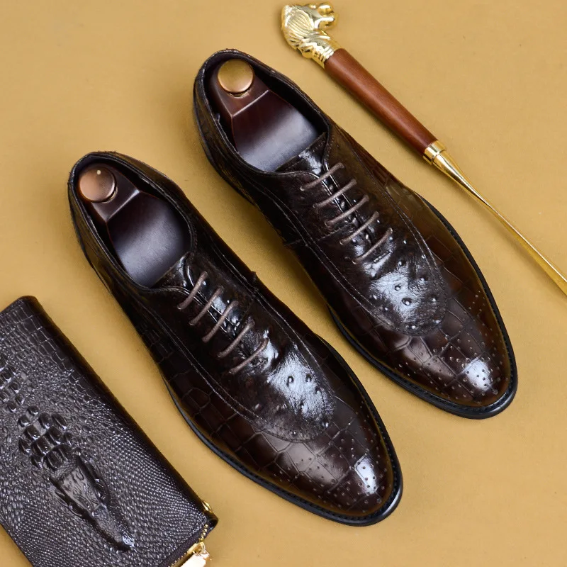 Men leather shoes business dress suit shoes men brand Bullock genuine leather black slipon wedding mens shoes Phenkang
Men leather shoes business dress suit shoes men brand Bullock genuine leather black slipon wedding mens shoes Phenkang