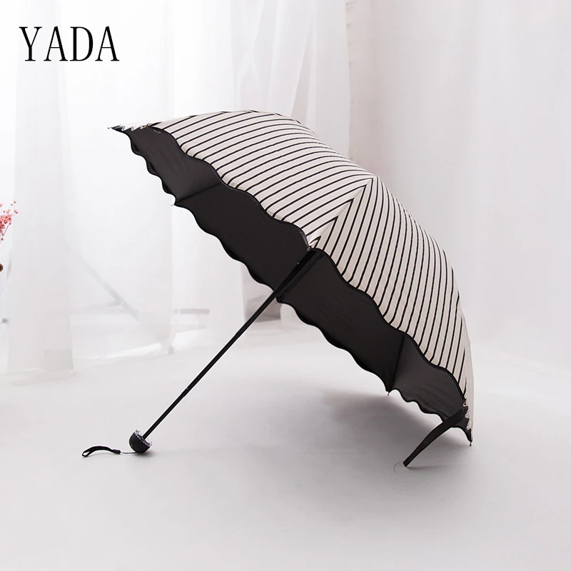 YADA Black & White Flounce Stripe Arched Folding Umbrellas Rain Women Princess Uv Umbrella For Womens Windproof Umbrellas YS062
YADA Black & White Flounce Stripe Arched Folding Umbrellas Rain Women Princess Uv Umbrella For Womens Windproof Umbrellas YS062