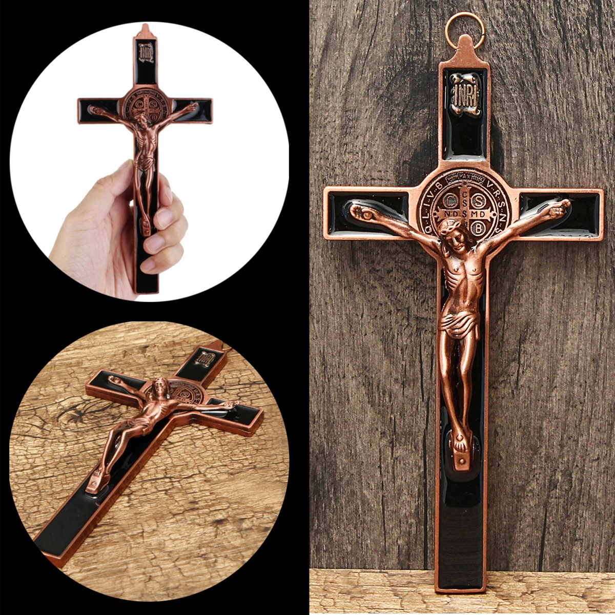 Church Relics Wall Crosses Crucifix Jesus Christ On The Stand Cross Wall Crucifix Antique Home Chapel Decoration 20cm
Church Relics Wall Crosses Crucifix Jesus Christ On The Stand Cross Wall Crucifix Antique Home Chapel Decoration 20cm