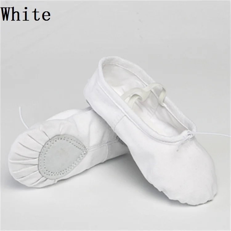 fan wu fang 2017 New 7 Color Canvas Soft Ballet Dance Shoes Yoga Shoes Children Girls Women Slippers According The CM To Buy 14