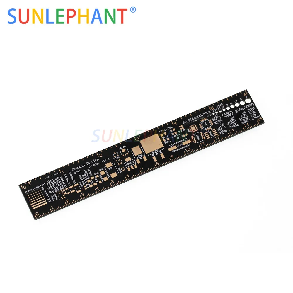 PCB Ruler 15cm For Electronic Engineers For Geeks Makers Fans PCB Reference Ruler PCB Packaging Units v2 - 6
PCB Ruler 15cm For Electronic Engineers For Geeks Makers Fans PCB Reference Ruler PCB Packaging Units v2 - 6