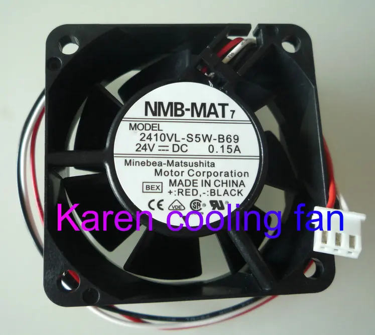 New Original NMB 6025 24v 0.15a 2410VL-S5W-B69 2410VL-S5W-B59 waterproof inverter fan
New Original NMB 6025 24v 0.15a 2410VL-S5W-B69 2410VL-S5W-B59 waterproof inverter fan