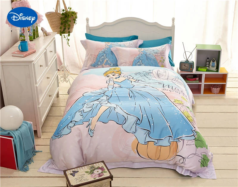 Blue Disney Cartoon Princess Printed Bedding Sets for girl's Bedroom Decor Silk Satin Bedclothes Quilt Covers Single Twin Queen
Blue Disney Cartoon Princess Printed Bedding Sets for girl's Bedroom Decor Silk Satin Bedclothes Quilt Covers Single Twin Queen