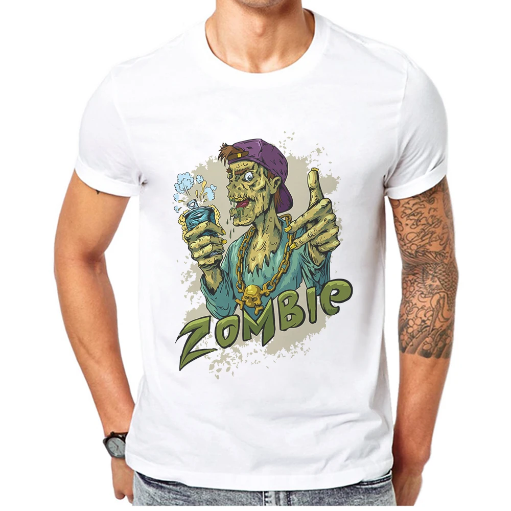 2019 Men T Shirt Fashion Zombie Short Sleeve Cotton Casual Tops Hipster Hip Hop Skull Printed T-Shirt Man Cool Tee Mens Clothing
2019 Men T Shirt Fashion Zombie Short Sleeve Cotton Casual Tops Hipster Hip Hop Skull Printed T-Shirt Man Cool Tee Mens Clothing