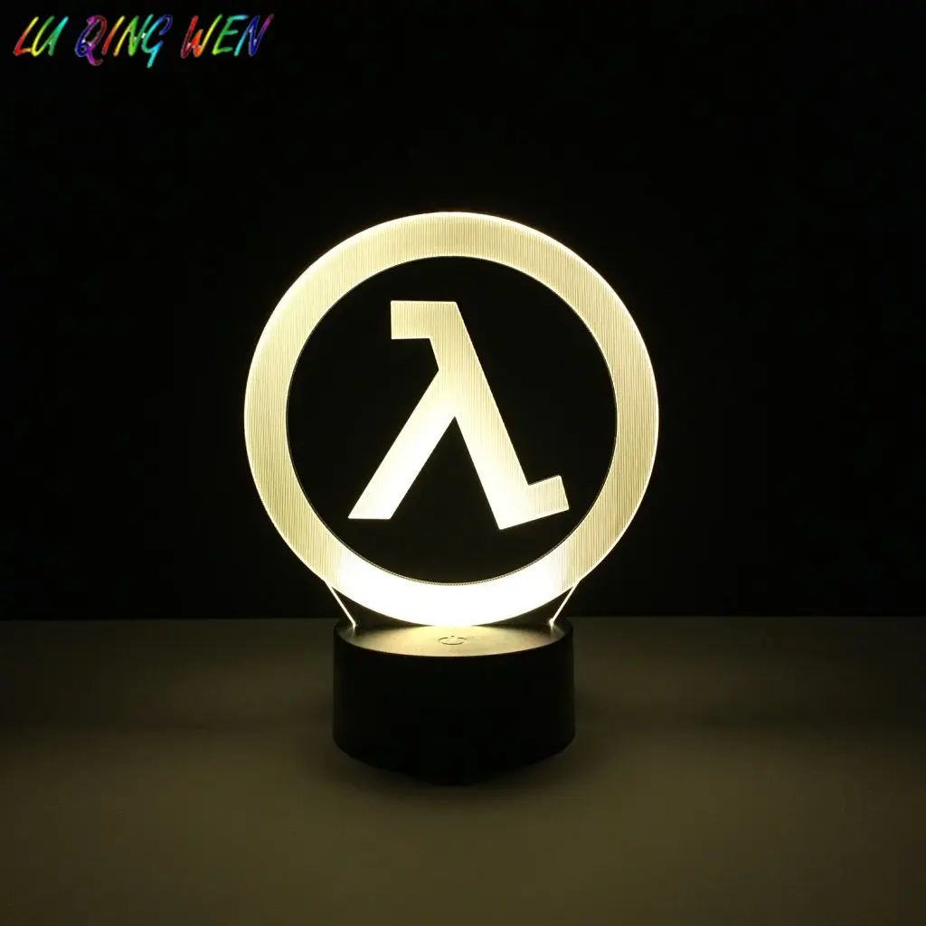 Child Led Nigh Light Half Life Logo Nightlight for Boys Bedroom Decorative Light Kids Best Birthday Gift Led Night Lamp Dropship
Child Led Nigh Light Half Life Logo Nightlight for Boys Bedroom Decorative Light Kids Best Birthday Gift Led Night Lamp Dropship
