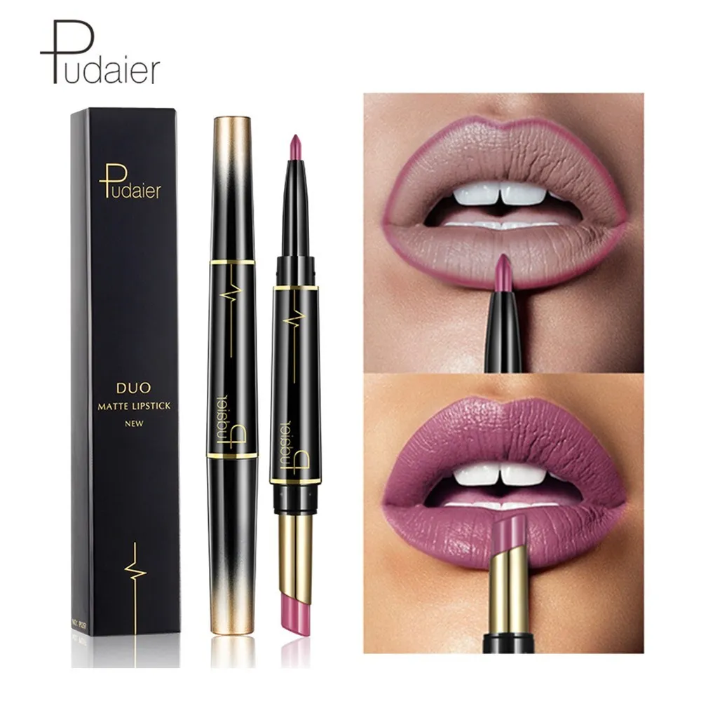 Pudaier Double Ended Matte Lipstick Long Lasting Wateproof Lipstick Women Beauty Lip Makeup Cosmetic Nude MakeUp Lipliner Pencil
Pudaier Double Ended Matte Lipstick Long Lasting Wateproof Lipstick Women Beauty Lip Makeup Cosmetic Nude MakeUp Lipliner Pencil