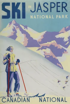 Vintage Skiing Sports Travel Poster jasper national park Classic Canvas Paintings Wall Posters Stickers Home Decor Gift
Vintage Skiing Sports Travel Poster jasper national park Classic Canvas Paintings Wall Posters Stickers Home Decor Gift