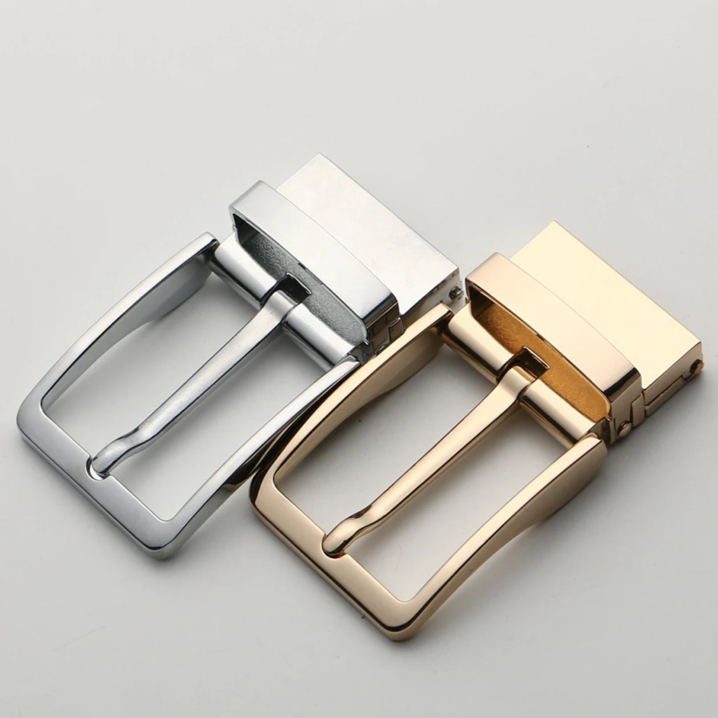 Alloy Rotatable Belt Buckle Single Prong Square Leather Belt Buckle for Men 4cm Alloy Rotatable Belt Buckle Single Prong Square Leather Belt Buckle for Men 4cm