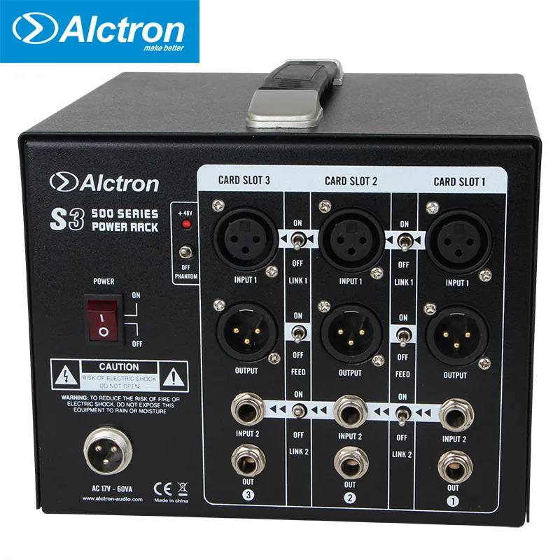 Alctron S3 500 серьезная стойка питания модулей серии с фантомной мощностью и XLR для