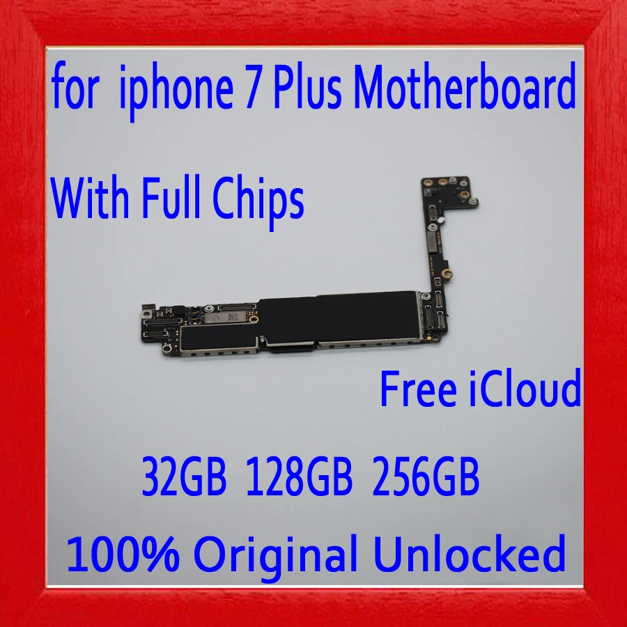 Free iCloud for iphone 7 Plus Motherboard without Touch ID,Original unlocked for iphone 7Plus Mainboard+Full Chips,Good Tested
Free iCloud for iphone 7 Plus Motherboard without Touch ID,Original unlocked for iphone 7Plus Mainboard+Full Chips,Good Tested