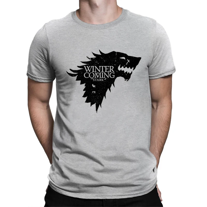 CMT001810071 winter is comeing stark Gray Logo