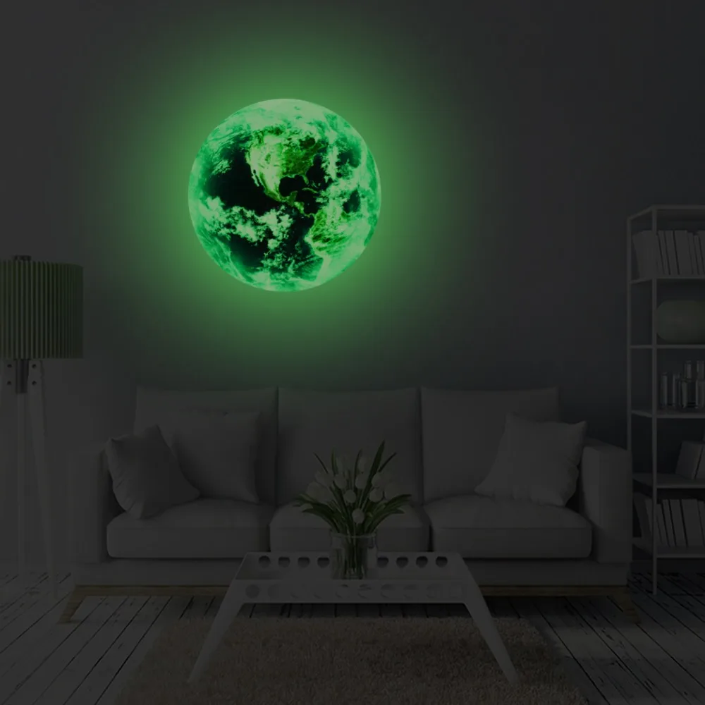 New wall sticker DIY 30cm Luminescence Green earth wall Stickers for kids rooms Wall Stickers home decor living Room bedroom
New wall sticker DIY 30cm Luminescence Green earth wall Stickers for kids rooms Wall Stickers home decor living Room bedroom