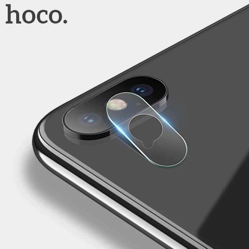 2019 HOCO 2pcs Transparent Camera Lens flexible Tempered Glass For iPhone X XS Max Back Cover Screen Protector Film | Мобильные