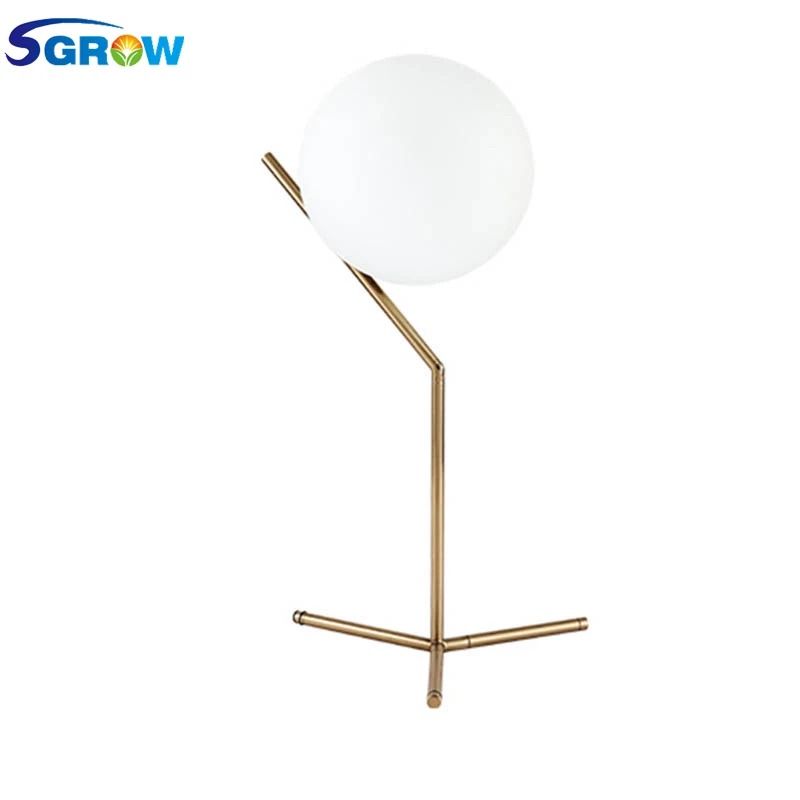 SGROW Nordic Glass Ball Table Lamp with E14 Bulb Indoor Lighting White Stand Desk Lights for Bedroom Study Dinning Room Led Lamp
SGROW Nordic Glass Ball Table Lamp with E14 Bulb Indoor Lighting White Stand Desk Lights for Bedroom Study Dinning Room Led Lamp