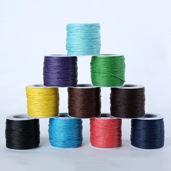 80m/Spool 1MM Wax Cord Waxed Linen Cord Thread Cord Plastic String Strap DIY Rope Bead Necklace European Bracelet Making
80m/Spool 1MM Wax Cord Waxed Linen Cord Thread Cord Plastic String Strap DIY Rope Bead Necklace European Bracelet Making