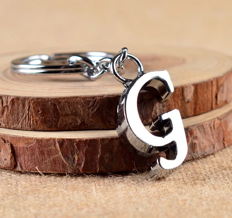 Letter A - R metal keychain rhodium alloy key chain simple letter name key ring for womens or for mans birthday party gift
Letter A - R metal keychain rhodium alloy key chain simple letter name key ring for womens or for mans birthday party gift