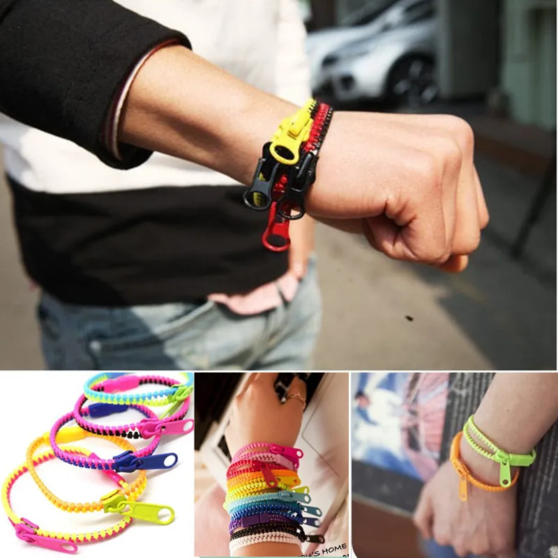 (2018) HOT Free Shipping New !! fluorescent color rainbow Levels personality zipper bracelet Wholesale
(2018) HOT Free Shipping New !! fluorescent color rainbow Levels personality zipper bracelet Wholesale