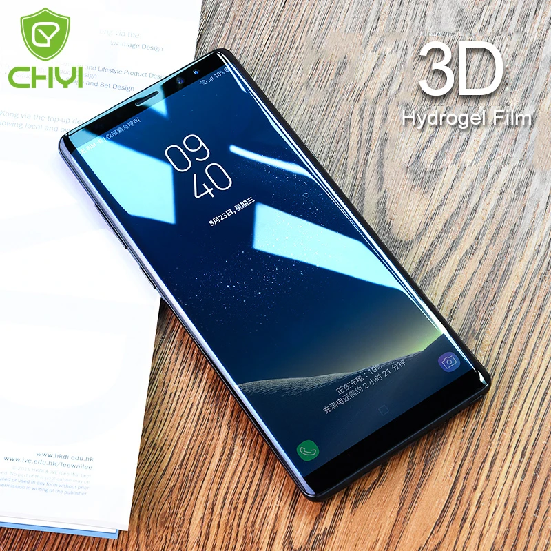 CHYI 3D Curved Film For Samsung Galaxy Note 8 Screen Protector Note8 Nano Hydration Film Full Cover With Tool Not Tempered Glass
CHYI 3D Curved Film For Samsung Galaxy Note 8 Screen Protector Note8 Nano Hydration Film Full Cover With Tool Not Tempered Glass