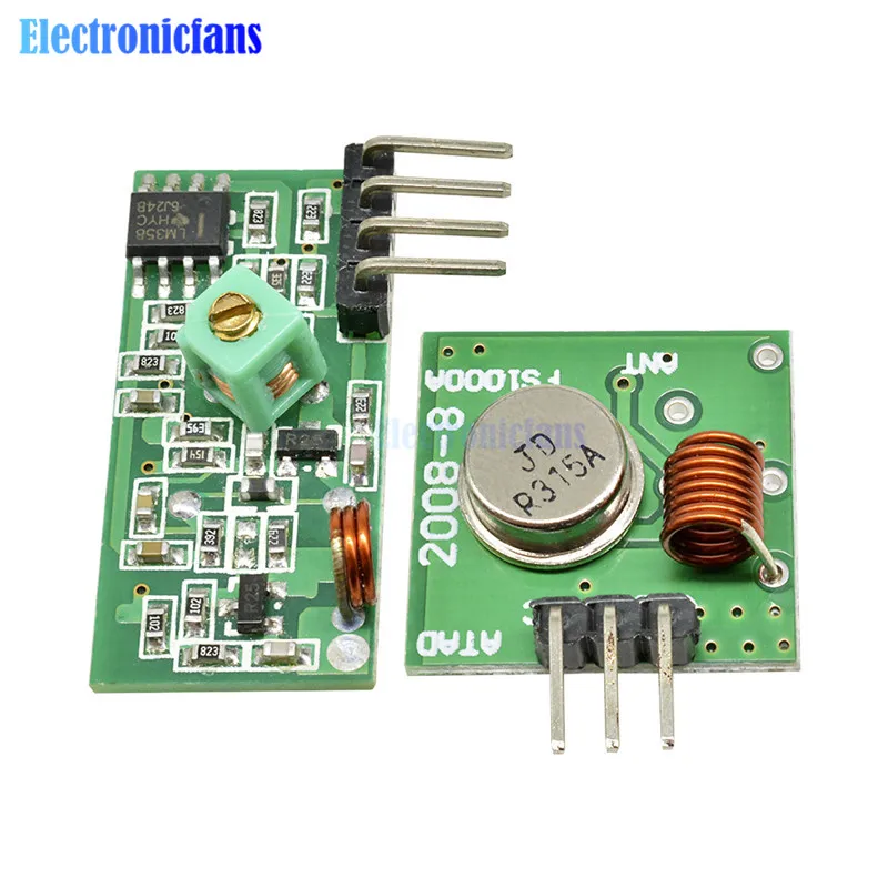 5PCS 315Mhz RF transmitter and receiver link kit for Arduino/ARM/MC​U remote UK