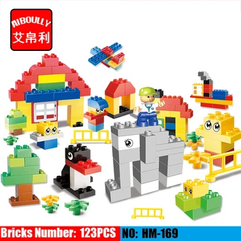 AIBOULLY HM169 123pcs/Set Original Huimei Building Blocks Kids DIY Toys For Children Duploe Complement Brick Parts
AIBOULLY HM169 123pcs/Set Original Huimei Building Blocks Kids DIY Toys For Children Duploe Complement Brick Parts