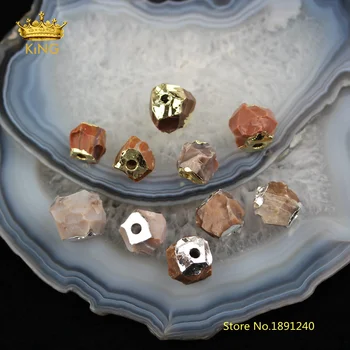10PCS 3-5mm Hole India Achate Nugget Charms Crafts Bracelet,Raw Agates Natural Stones Pendants for Necklace Findings DSS112
10PCS 3-5mm Hole India Achate Nugget Charms Crafts Bracelet,Raw Agates Natural Stones Pendants for Necklace Findings DSS112