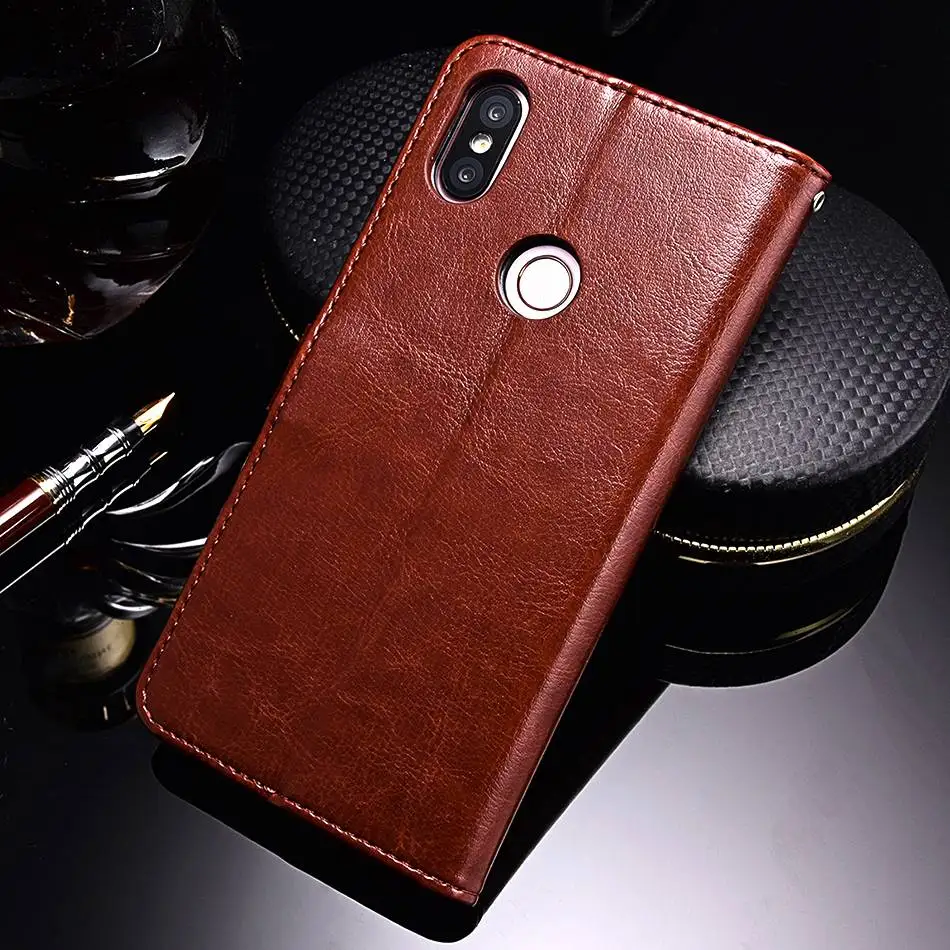 TOMKAS Case For Xiaomi Redmi S2 Case Wallet PU Cases Business Luxury For Xiaomi Redmi S2 Coque Vintage Back cover
