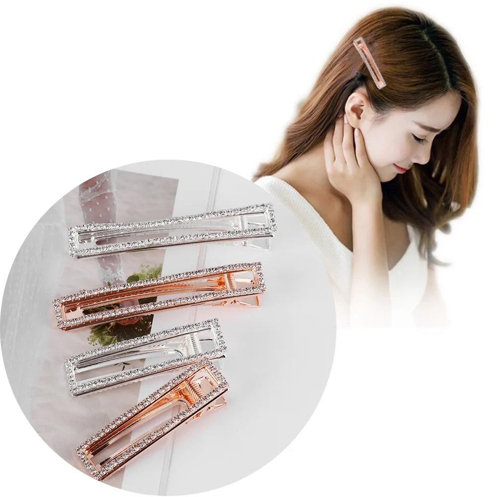 1Pc New Elegant Crystal Hairpins Headwear Women Girls Rhinestone Hair Clips Pins Barrette Fashion Styling Tools Hair Accessories
1Pc New Elegant Crystal Hairpins Headwear Women Girls Rhinestone Hair Clips Pins Barrette Fashion Styling Tools Hair Accessories