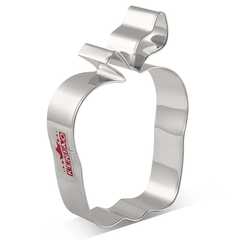 KENIAO Apple Cookie Cutter - 7.2 x 10.3 cm - Fondant / Biscuit Cutter - Stainless Steel
KENIAO Apple Cookie Cutter - 7.2 x 10.3 cm - Fondant / Biscuit Cutter - Stainless Steel