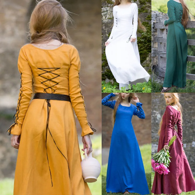 S-5XL Medieval Costumes For Women Full Sleeve Princess Costume For Women Halloween Party Cosplay adult medieval dress
S-5XL Medieval Costumes For Women Full Sleeve Princess Costume For Women Halloween Party Cosplay adult medieval dress