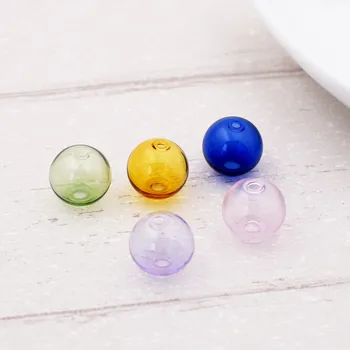 20pieces double hole 14mm color ball glass globe pendant glass bottle vial pendant jewelry accessories findings handmade
20pieces double hole 14mm color ball glass globe pendant glass bottle vial pendant jewelry accessories findings handmade
