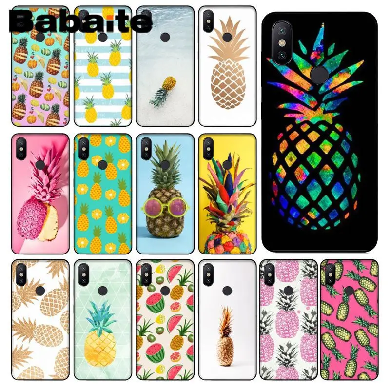 Babaite gold colorful Fruit pineapple Black Soft Shell Phone case Cover For redmi 5plus 5A 6pro 4X note5A note4x note7 6A Cover
Babaite gold colorful Fruit pineapple Black Soft Shell Phone case Cover For redmi 5plus 5A 6pro 4X note5A note4x note7 6A Cover