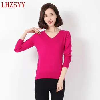 LHZSYY New Spring Autumn Women's Cashmere Sweater V-collar long-sleeved Wool Short section Knit Pullover Loose shirt Sweaters
LHZSYY New Spring Autumn Women's Cashmere Sweater V-collar long-sleeved Wool Short section Knit Pullover Loose shirt Sweaters