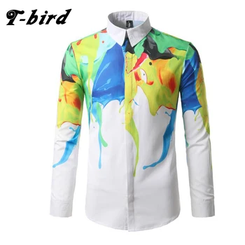 T-bird shirt Men 3D printing Long sleeve shirt Mens casual shirt camisa masculina 2017 Brand Fashion Hawaii male shirt Dress XXL
T-bird shirt Men 3D printing Long sleeve shirt Mens casual shirt camisa masculina 2017 Brand Fashion Hawaii male shirt Dress XXL
