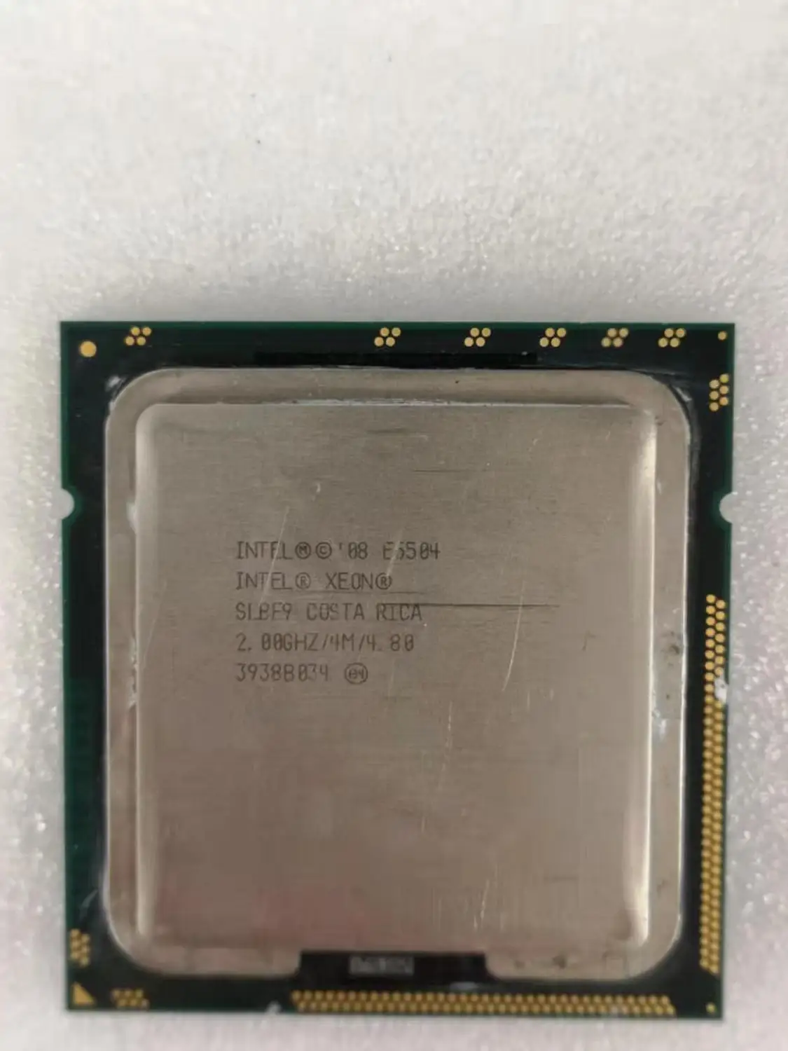 Intel Core 2 Duo E5504 Desktop Processor Dual-Core 2GHz 4MB Cache FSB 1366MHz LGA 775 E 5504 Used CPU
Intel Core 2 Duo E5504 Desktop Processor Dual-Core 2GHz 4MB Cache FSB 1366MHz LGA 775 E 5504 Used CPU