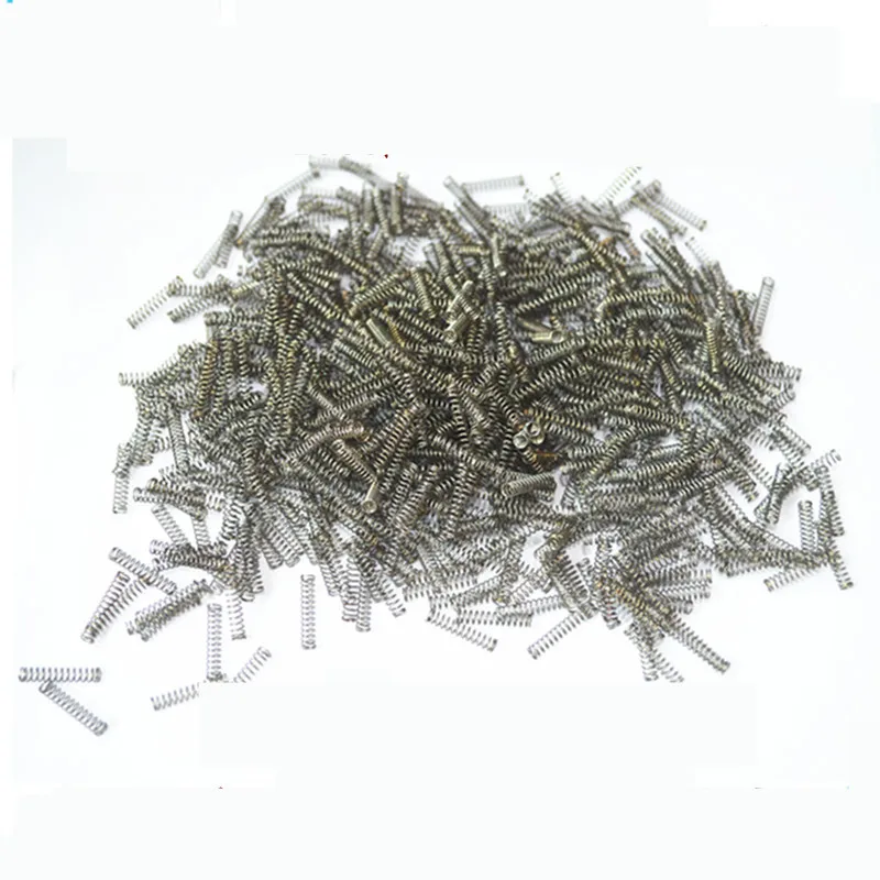 High quality 304 stainless steel compression spring Repair small spring suit Wire diameter 0.5/0.3/0.4 OD4/5/6 10-30length 225pc
High quality 304 stainless steel compression spring Repair small spring suit Wire diameter 0.5/0.3/0.4 OD4/5/6 10-30length 225pc